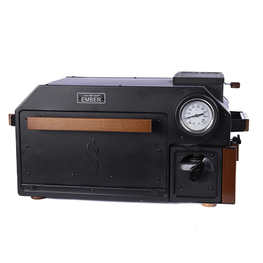 【新品未使用】Ember Stove Modern Ember Skyline Smart 3-Sided Black Electric Fireplace
